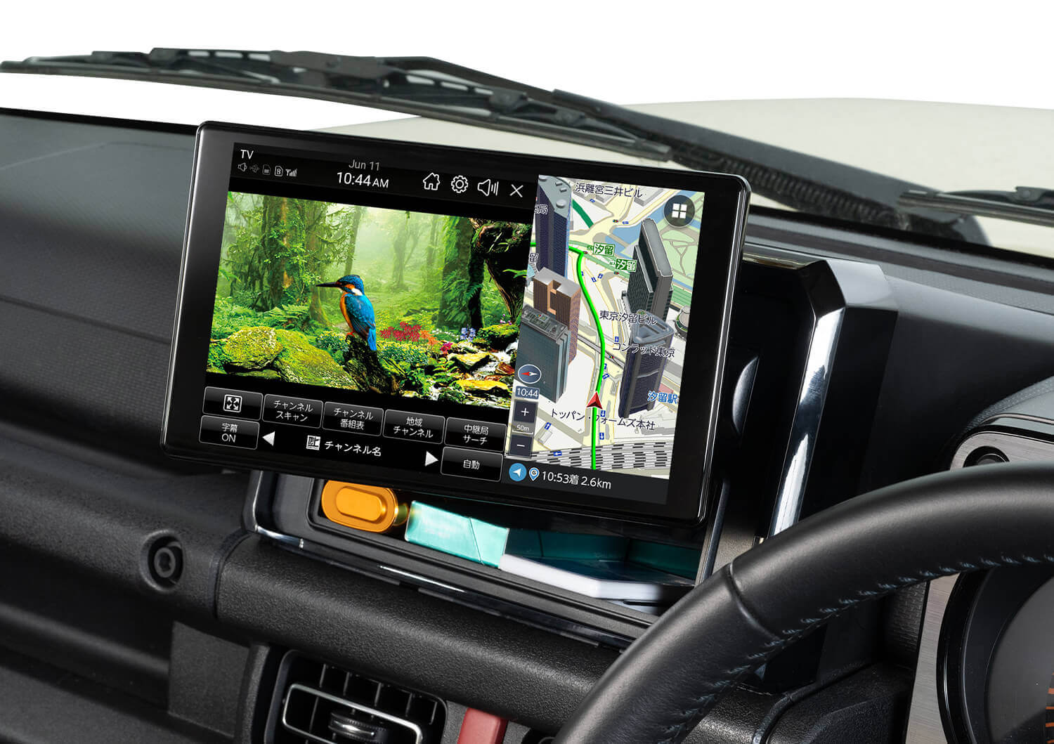 1DINボックスに小物を収納